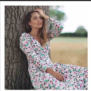 H&M Conscious Floral Print Lyocellblend